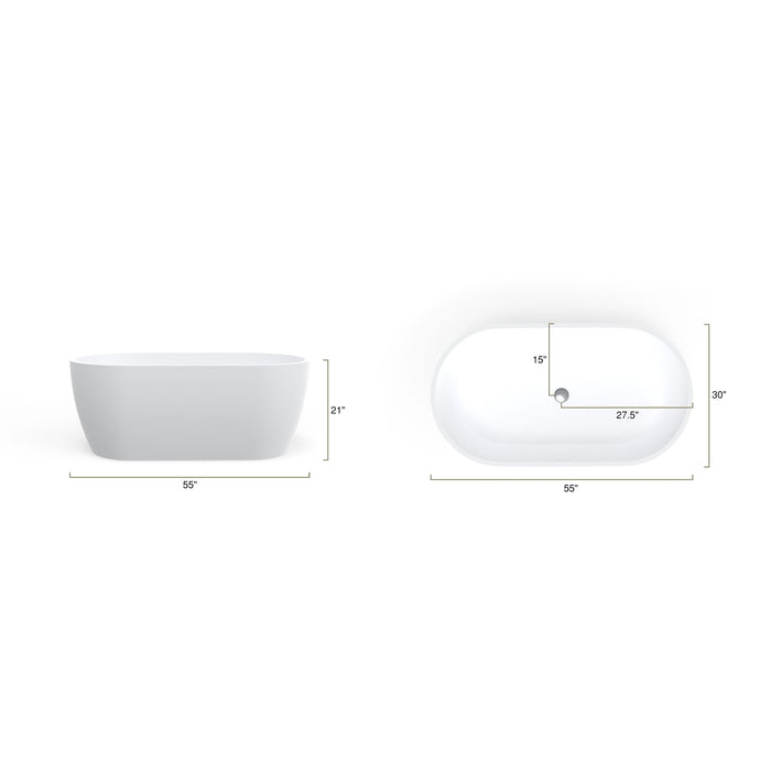 Badeloft BW-02-S Freestanding Bathtub