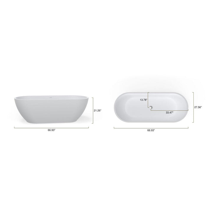 Badeloft BW-02-L Freestanding Bathtub