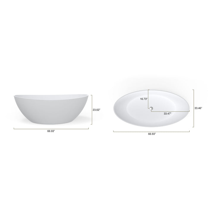 Badeloft BW-03-L Freestanding Bathtub