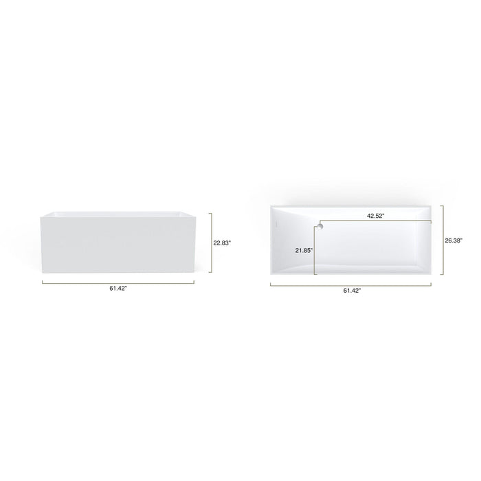 Badeloft BW-06-L Freestanding Bathtub
