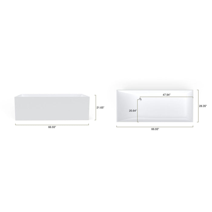 Badeloft BW-06-XL Freestanding Bathtub