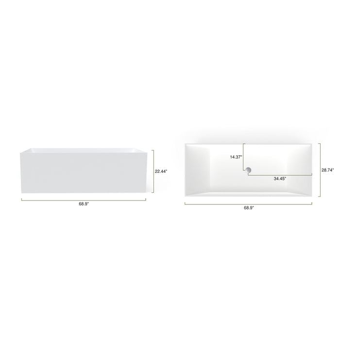 Badeloft BW-07 Freestanding Bathtub