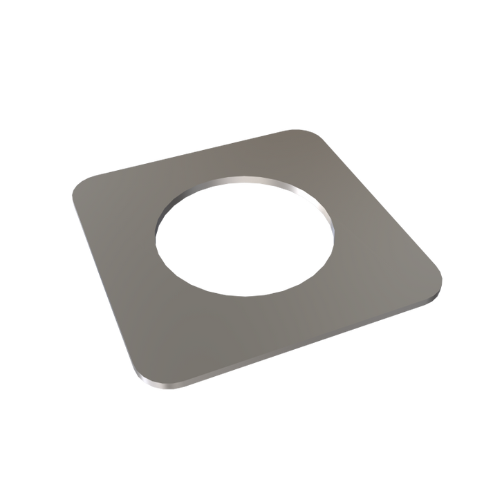Amba AE-1S Square Spacer for Quadro or Vega Collections, 1mm