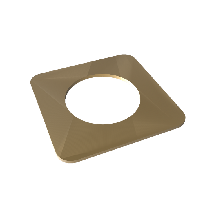 Amba AE-1S Square Spacer for Quadro or Vega Collections, 1mm