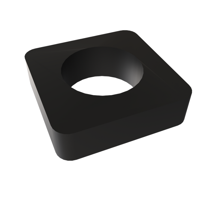Amba AE-10S Square Spacer for Quadro or Vega Collections, 10mm