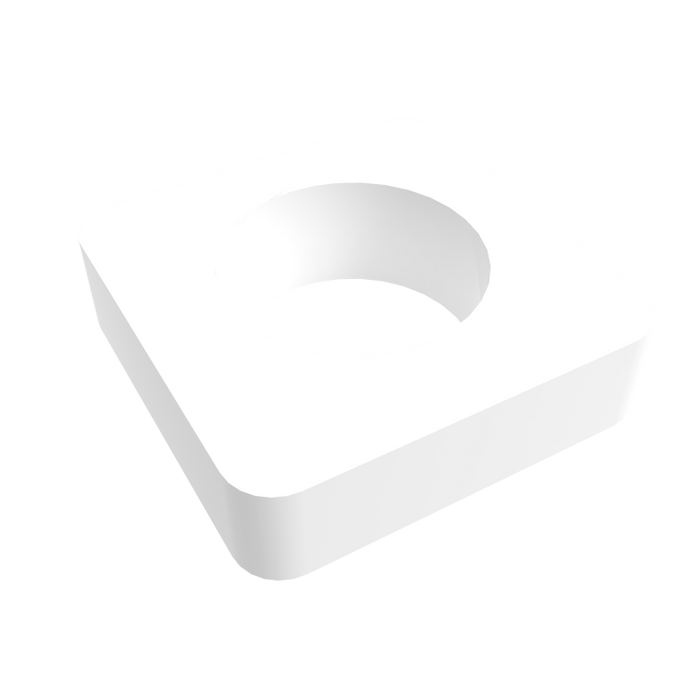 Amba AE-10S Square Spacer for Quadro or Vega Collections, 10mm