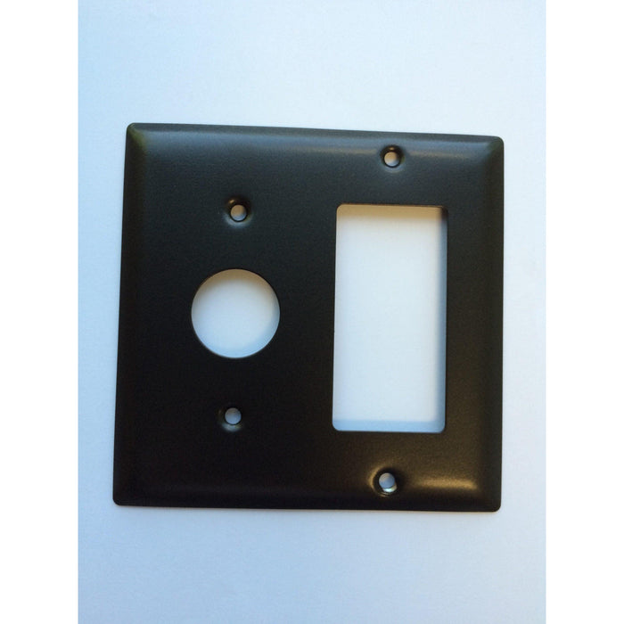 Amba AJ-DGP Double Gang Plate for Jeeves, Radiant, Cape Collection