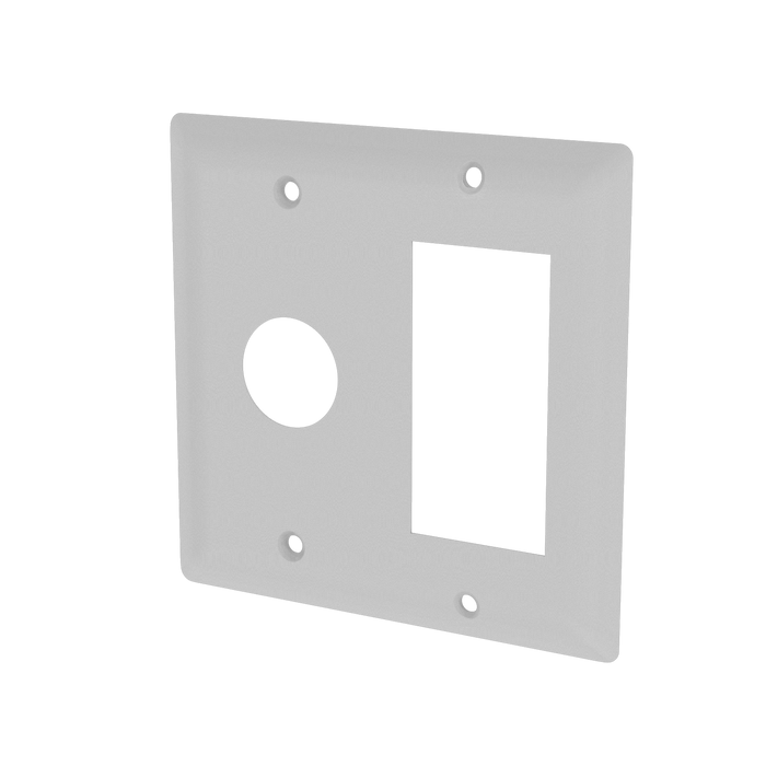 Amba AJ-DGP Double Gang Plate for Jeeves, Radiant, Cape Collection