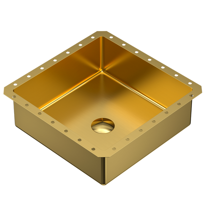 Badeloft ES-UB-02-BG Stainless Steel Sink