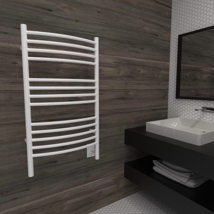 Amba CC16 Jeeves Curved 16" Wide 13 Bar Hardwired Towel Warmer