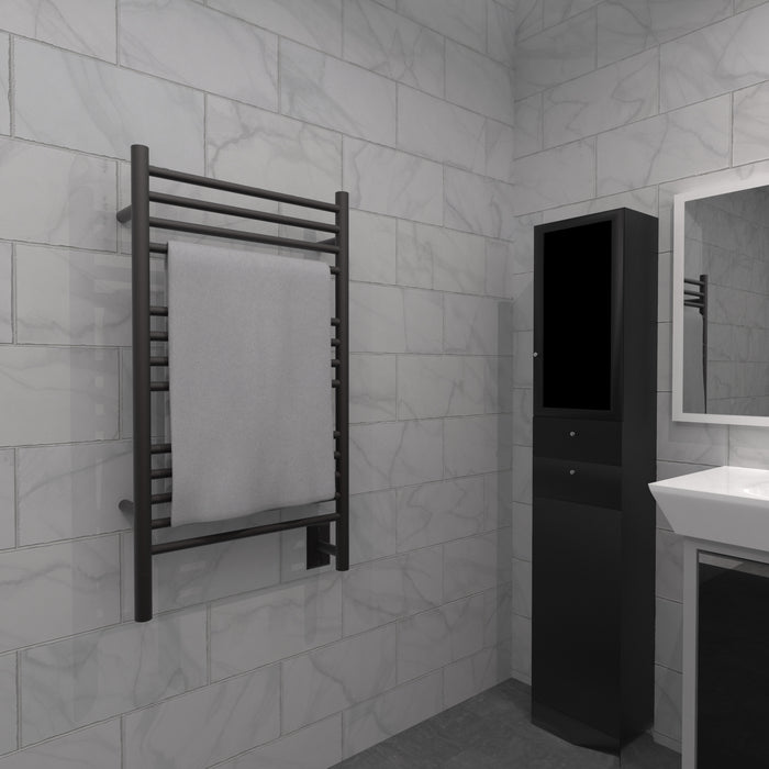 Amba CS12 Jeeves Straight 12" Wide 13 Bar Hardwired Towel Warmer