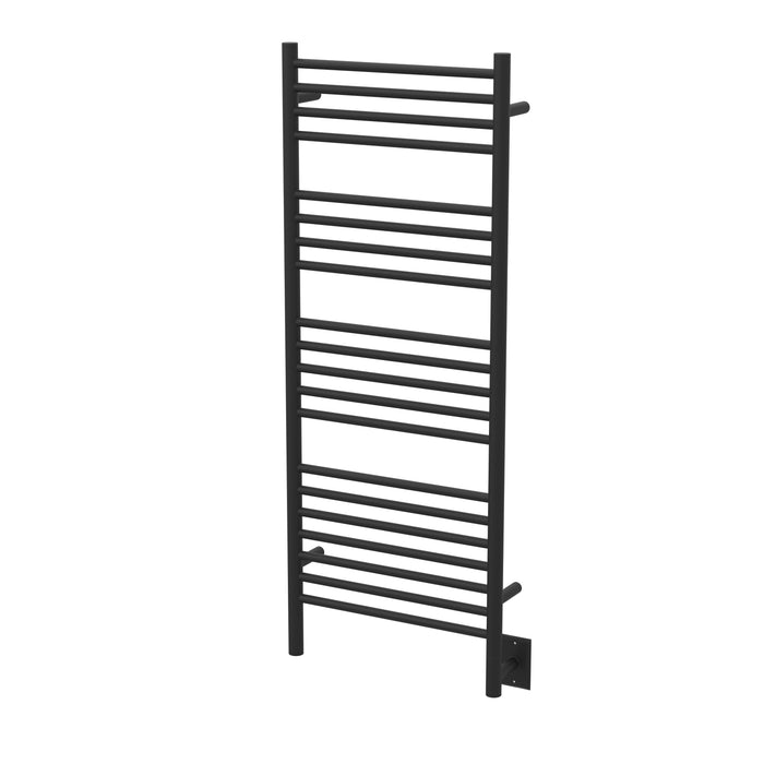 Amba DS16 Jeeves D Straight 16" Wide 20 Bar Hardwired Towel Warmer In Brushed