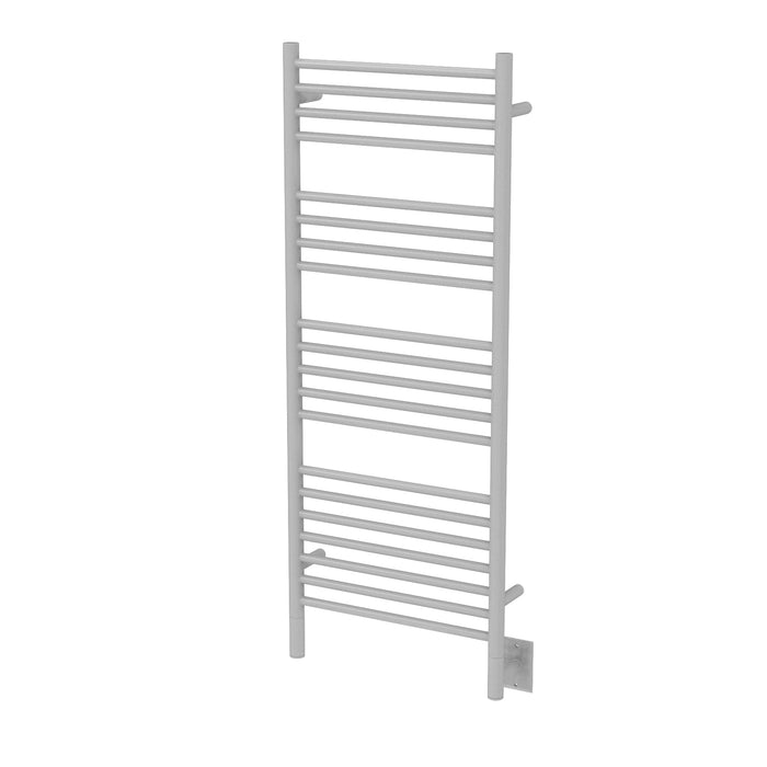 Amba DS16 Jeeves D Straight 16" Wide 20 Bar Hardwired Towel Warmer In Brushed