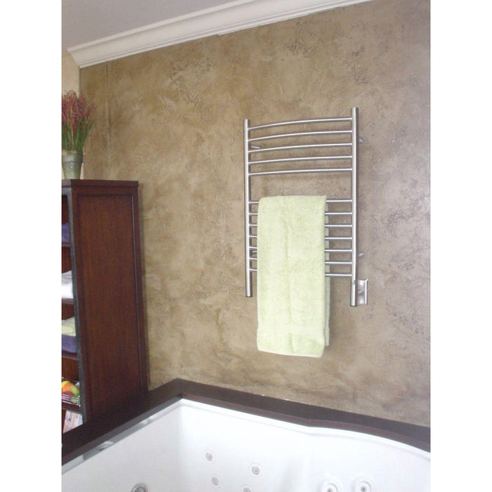 Amba EC Jeeves Model E Curved 24" Wide 24 Bar Hardwired Towel Warmer