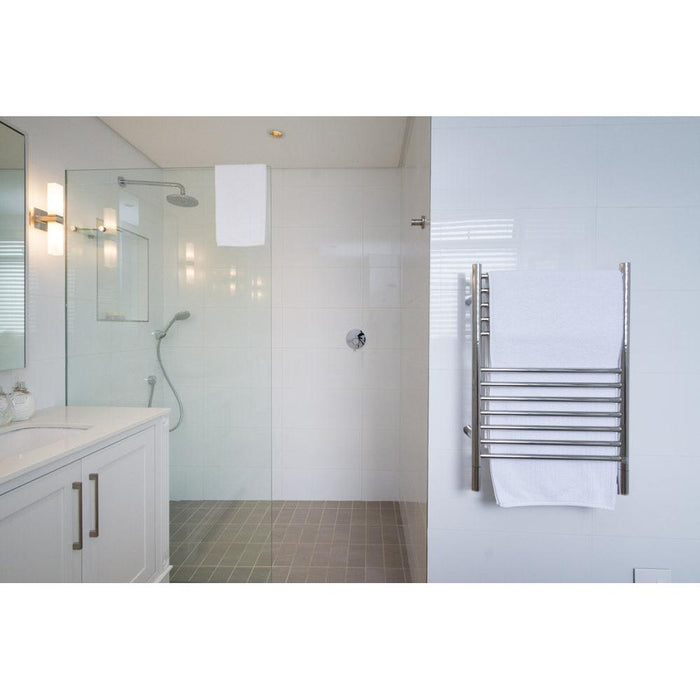 Amba EC Jeeves Model E Straight 12" Wide 12 Bar Hardwired Towel Warmer