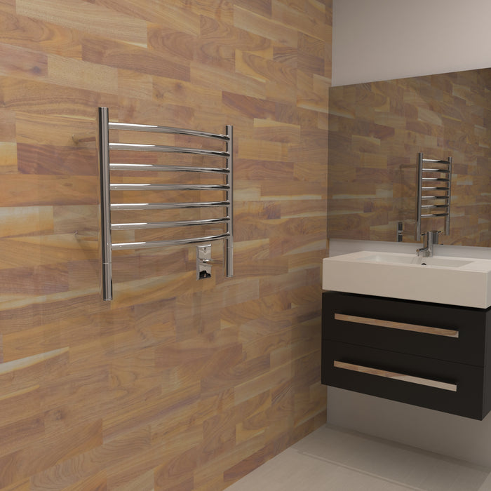 Amba HC16 Jeeves Model H Curved 16" Wide 7 Bar Hardwired Towel Warmer