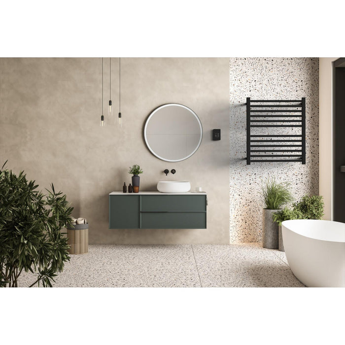 Amba Q2932 Quadro Heated Towel Rack with 12 bars