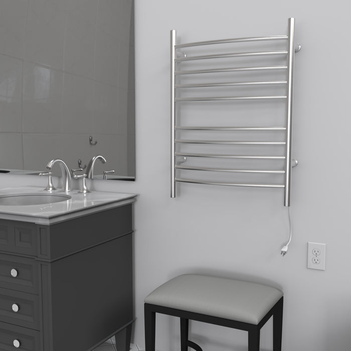 Amba RWH Radiant Hardwired Curved 10 Bar Towel