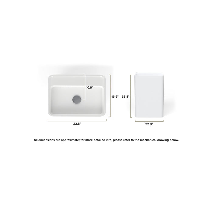 Badeloft SB-02-A Freestanding Sink