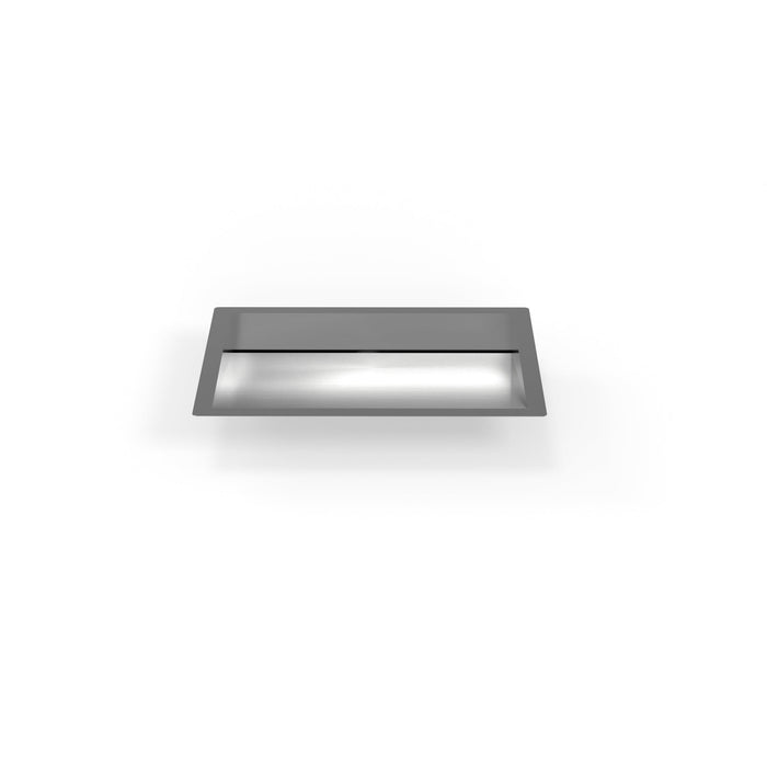 Badeloft ES-UB-04-L Brushed Stainless Steel Undermount Ramp Sink