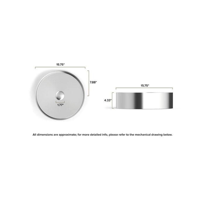 Badeloft ES-WB-01 Brushed Stainless Steel Sink