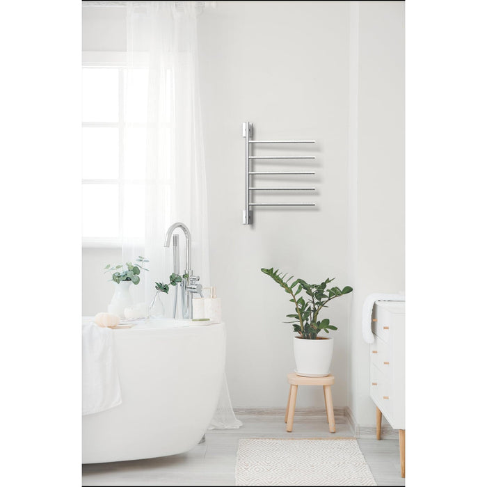 Amba SB5 Swivel Bar Hardwired & Plug-in Combo unit with 5 bars Towel Warmer
