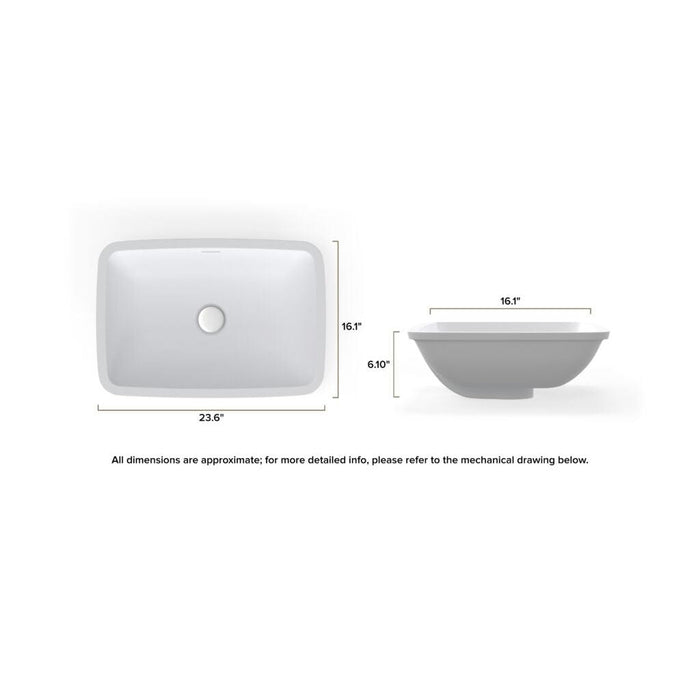 Badeloft UB-01 Undermount Sink