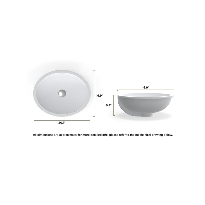 Badeloft UB-03 Undermount Sink