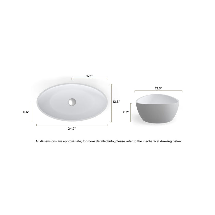 Badeloft WB-03 Countertop Sink