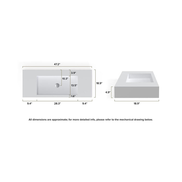 Badeloft WT-03 Wall Mounted Sink