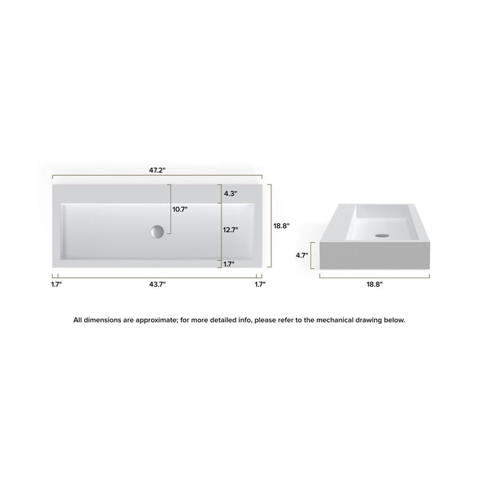 Badeloft WT-06-XXL Wall Mounted Sink