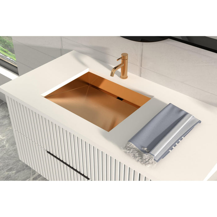 Badeloft ES-UB-04-L-BRG Stainless Steel Sink